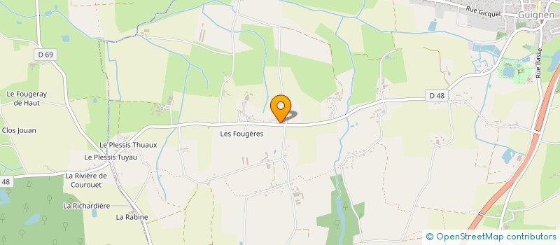 localisation de l'entreprise T'BREIZH COURSES à GUIGNEN