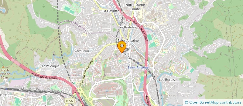 localisation de l'entreprise T.C.2 DEVLPT  MARSEILLE