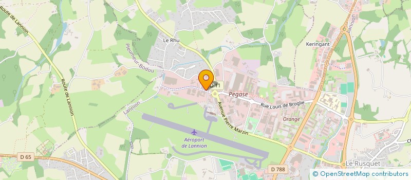 localisation de l'entreprise T.C.2I à LANNION