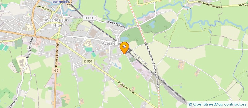 localisation de l'entreprise T.C.  AVESNELLES