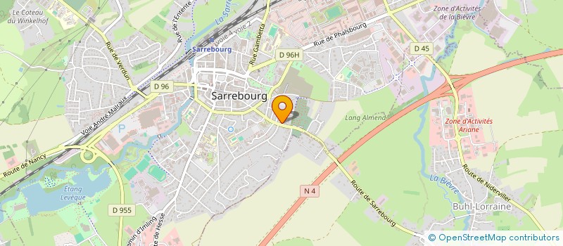 localisation de l'entreprise T.C à SARREBOURG