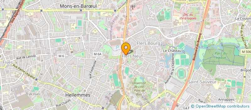 localisation de l'entreprise T&C  VILLENEUVE-D'ASCQ