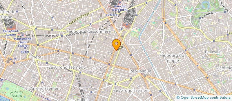 localisation de l'entreprise T.C.A.  PARIS