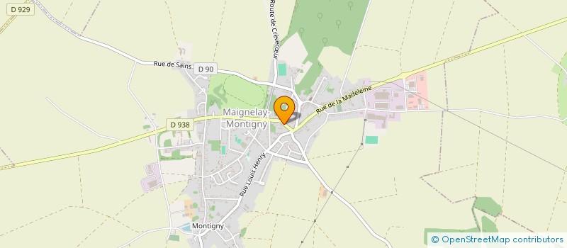 localisation de l'entreprise T.C.B. à MAIGNELAY-MONTIGNY