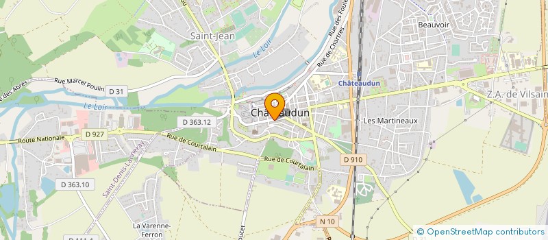 localisation de l'entreprise T.C.B. à CHATEAUDUN