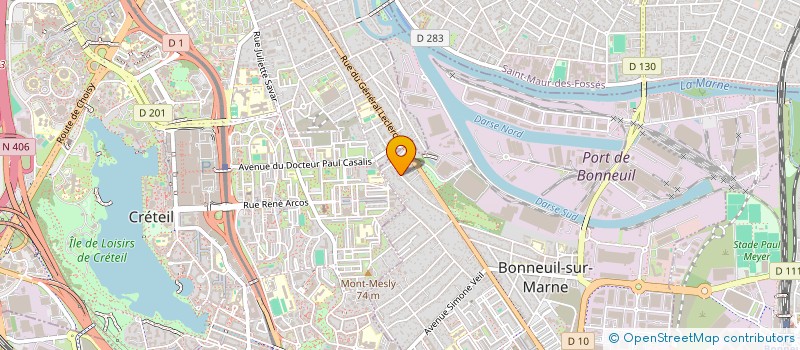 localisation de l'entreprise T.C BAT FRANCE  BONNEUIL-SUR-MARNE