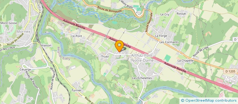 localisation de l'entreprise T C BATIMENT  ARTHAZ-PONT-NOTRE-DAME