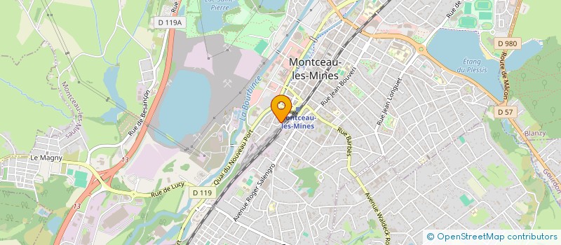 localisation de l'entreprise T.C. BATIMENT à MONTCEAU-LES-MINES