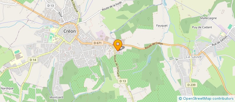 localisation de l'entreprise T.C CONSTRUCTIONS  LA SAUVE