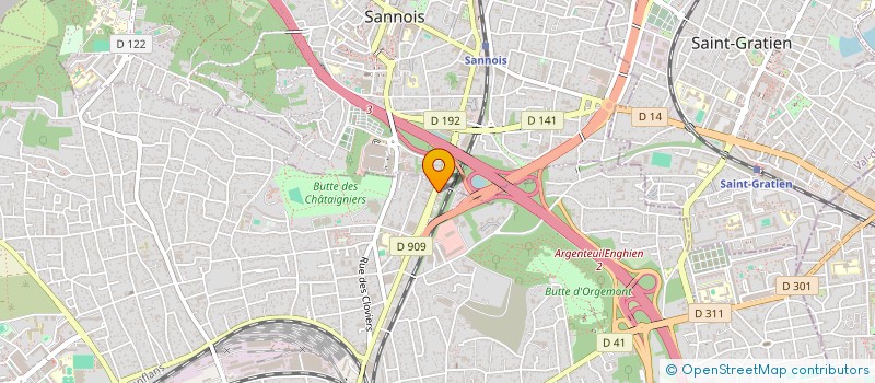 localisation de l'entreprise T C E  ARGENTEUIL