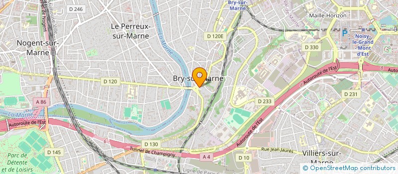 localisation de l'entreprise T.C.E  BRY-SUR-MARNE