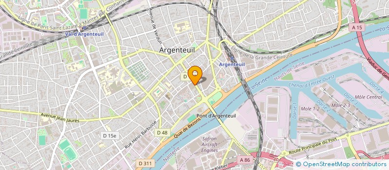 localisation de l'entreprise T.C.E. BATIMENT  ARGENTEUIL