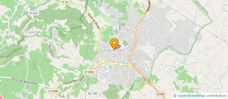 localisation de l'entreprise T C E E I MACERI  LE BEAUSSET