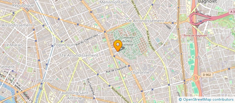 localisation de l'entreprise T.C.E.I.D.F  PARIS