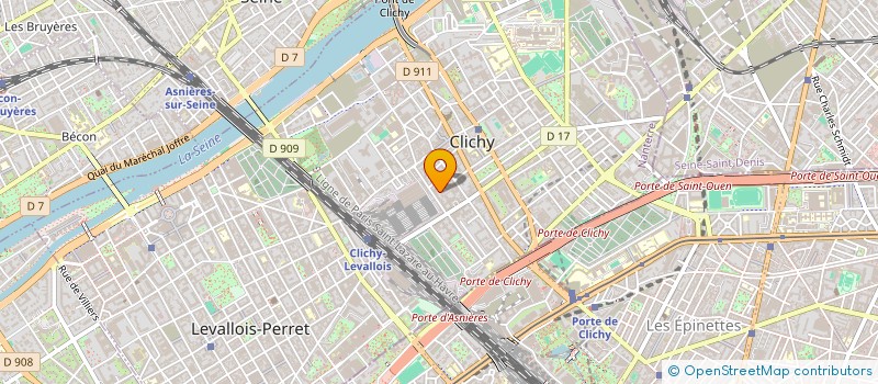 localisation de l'entreprise T.C.E RENOV à CLICHY