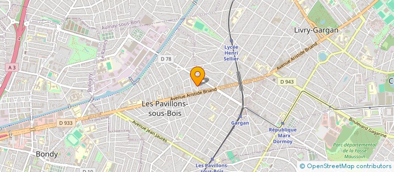 localisation de l'entreprise T.C EVOLUTION à LES PAVILLONS-SOUS-BOIS