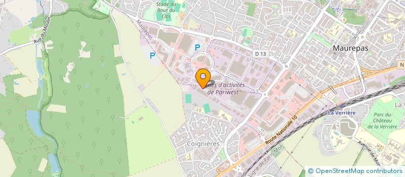 localisation de l'entreprise T.C.F.I. TERMINAUX, CONNECTIQUES ET FOURNITURES INFORMATIQUES à COIGNIERES