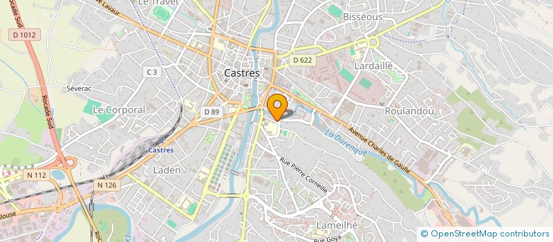 localisation de l'entreprise T.C. FRANCE à CASTRES