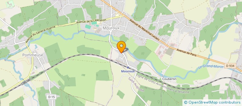 localisation de l'entreprise T.C.H CONSTRUCTION IDF  MOUROUX