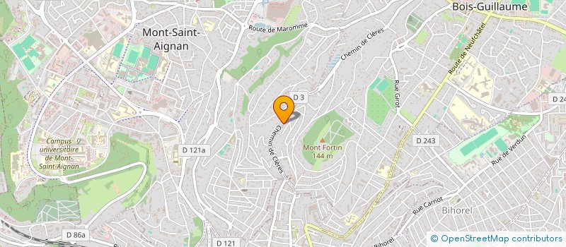 localisation de l'entreprise T&C IMMO à BOIS-GUILLAUME