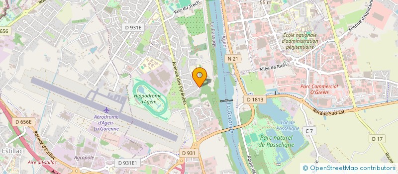 localisation de l'entreprise T&C INVEST  LE PASSAGE