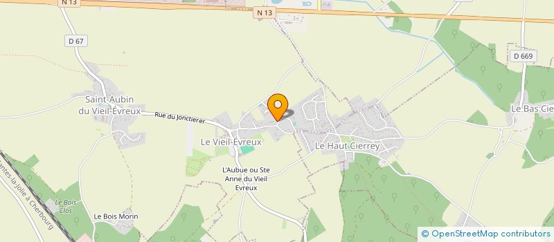 localisation de l'entreprise T C K  LE VIEIL-EVREUX