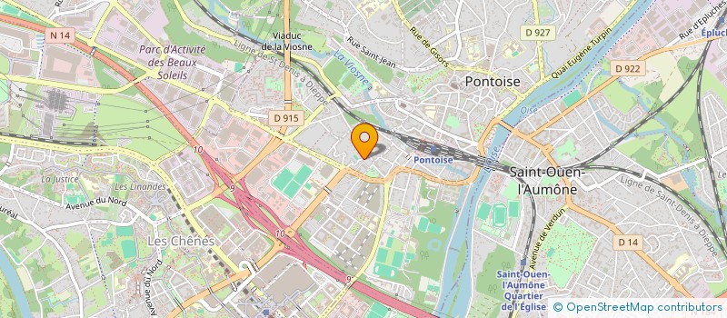 localisation de l'entreprise T C K  PONTOISE