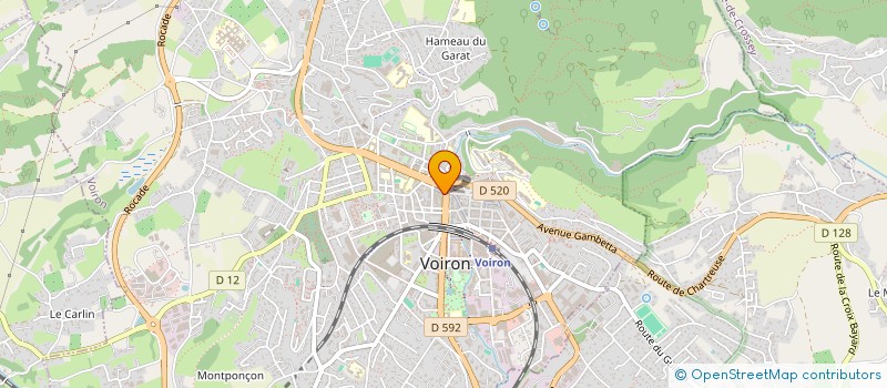 localisation de l'entreprise T.C.K. à VOIRON