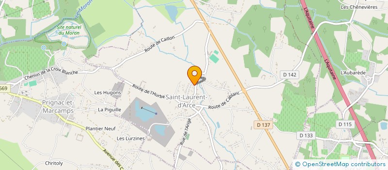 localisation de l'entreprise T.C.L  SAINT-LAURENT-D'ARCE