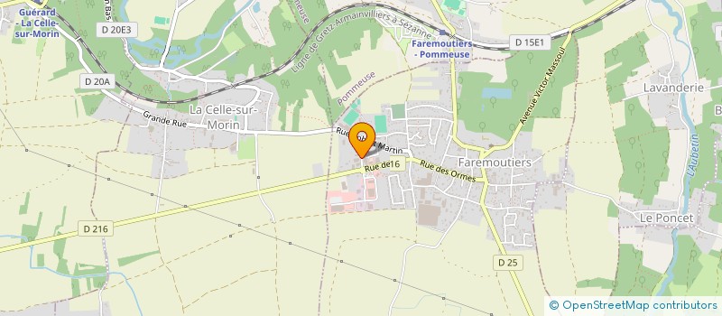 localisation de l'entreprise T C M à FAREMOUTIERS