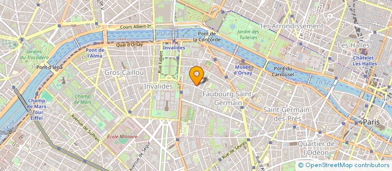 localisation de l'entreprise T.C.M  PARIS