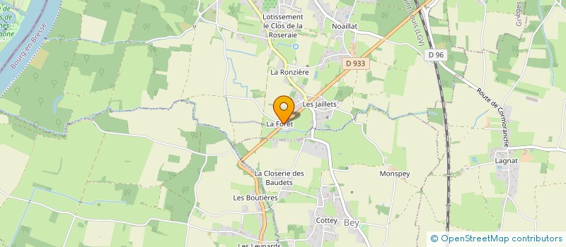 localisation de l'entreprise T C N  CROTTET