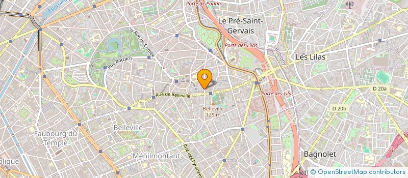 localisation de l'entreprise T.C.P.  PARIS