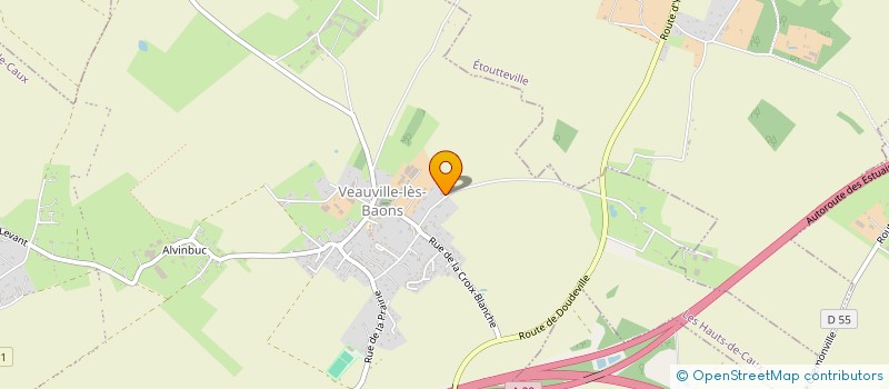 localisation de l'entreprise T.C.P.O.  LES HAUTS-DE-CAUX