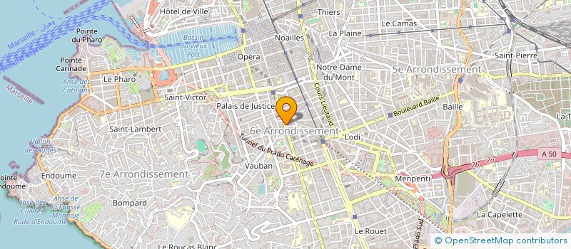 localisation de l'entreprise T C PARADIS à MARSEILLE