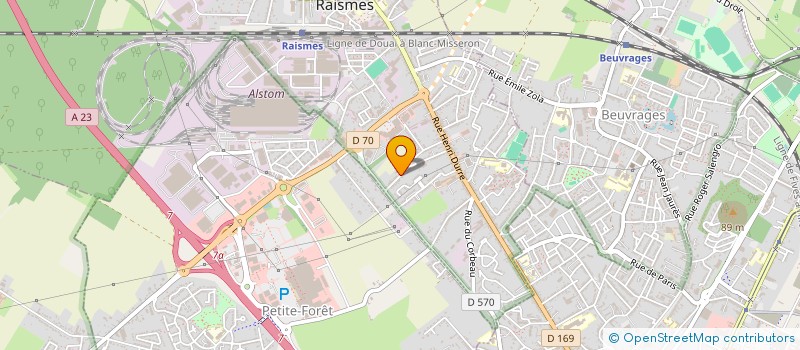 localisation de l'entreprise T.C.S DU HAINAUT à RAISMES