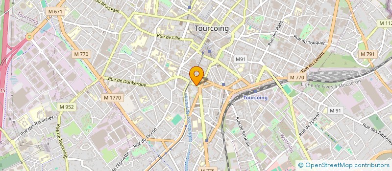 localisation de l'entreprise T&C SIGNATURE  TOURCOING