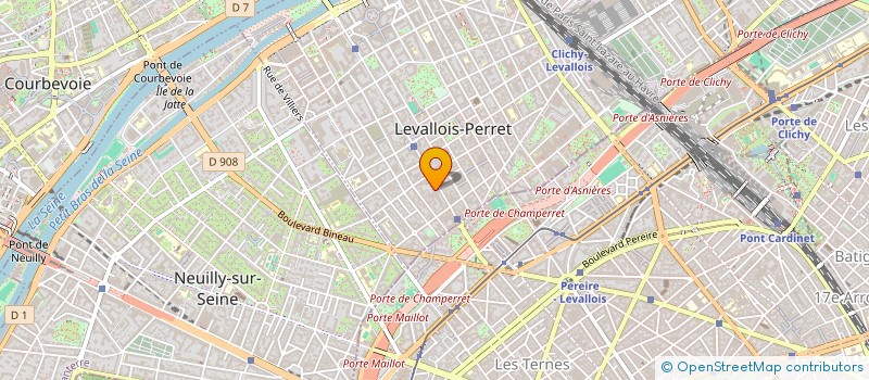 localisation de l'entreprise T.C.T.S. à LEVALLOIS-PERRET