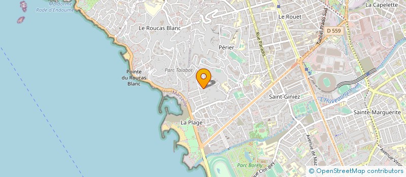 localisation de l'entreprise T.C.V. à MARSEILLE