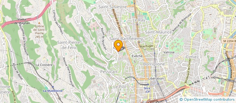 localisation de l'entreprise T'CAP à NICE