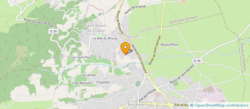 localisation de l'entreprise T CAP D M P  RENAISON