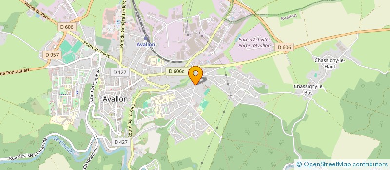 localisation de l'entreprise T CARRELAGE à AVALLON