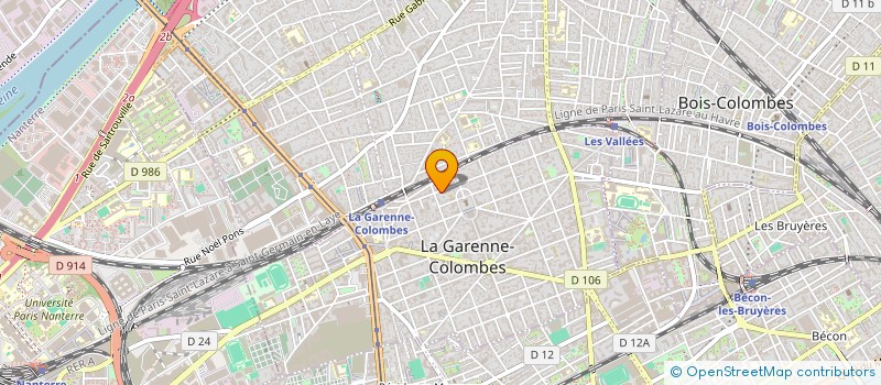 localisation de l'entreprise T'CHANTY  LA GARENNE-COLOMBES