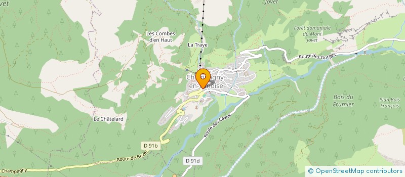 localisation de l'entreprise T'CHOU  CHAMPAGNY-EN-VANOISE