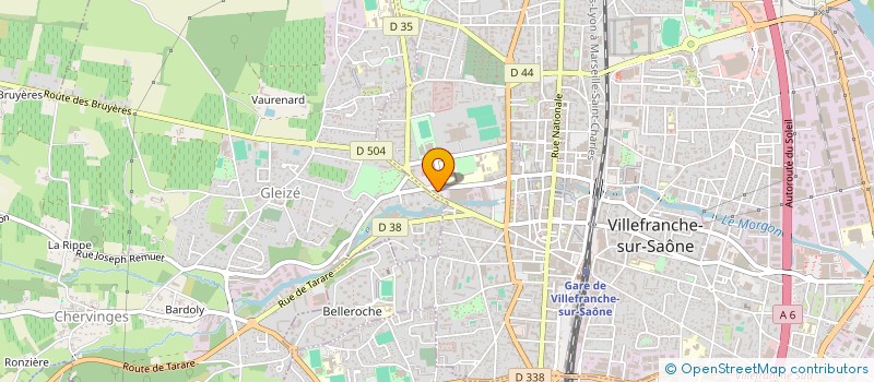 localisation de l'entreprise T-CLIM  VILLEFRANCHE-SUR-SAONE