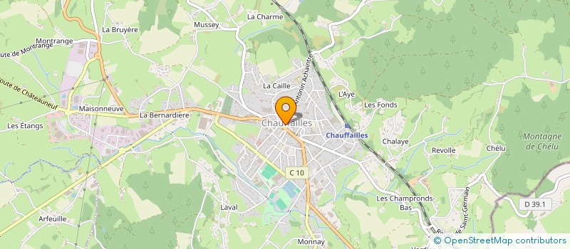 localisation de l'entreprise T COMME THEATRE à CHAUFFAILLES