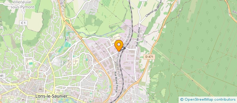 localisation de l'entreprise T. CONCEPT  LONS-LE-SAUNIER