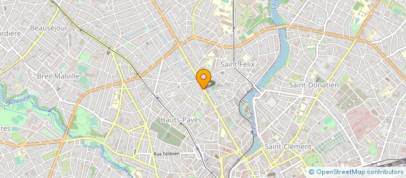 localisation de l'entreprise T CONSTRUCTION à NANTES
