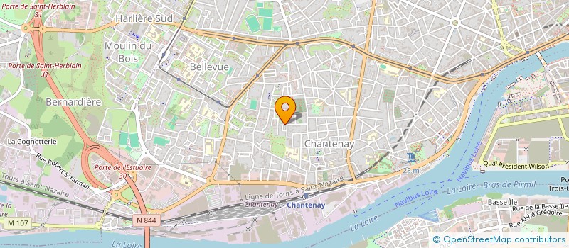 localisation de l'entreprise T-CONSULTING à NANTES