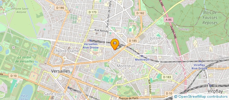 localisation de l'entreprise T CORPORATE CONSULTING à VERSAILLES